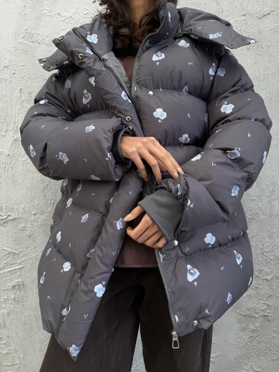 куртка зимняя с капюшоном оверсайз mayskaya brand,демисезонная куртка,куртка пуховик,куртка зимняя с капюшоном оверсайз marimi,пуховик