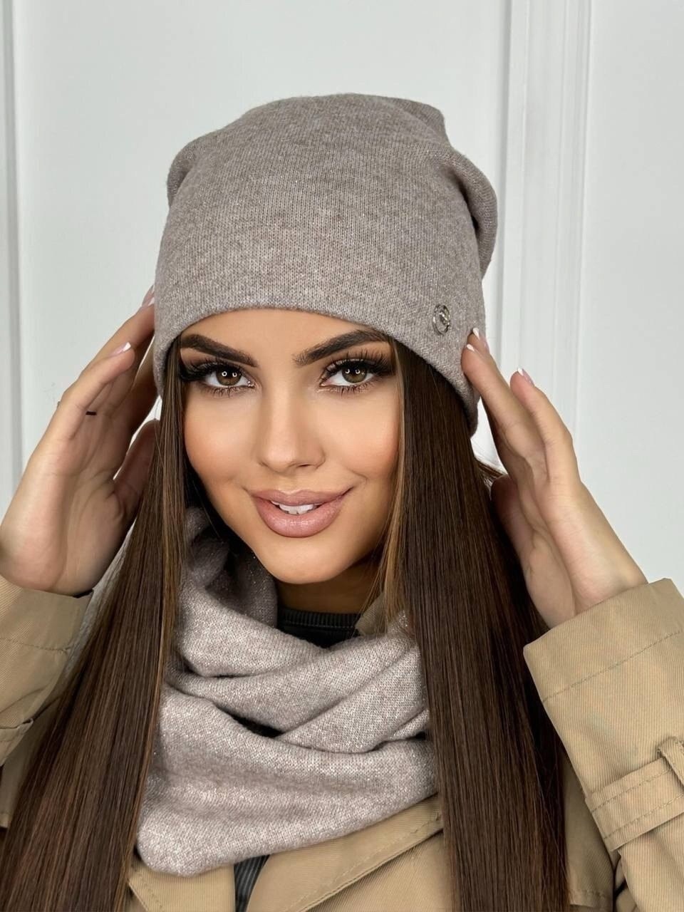 комплект шапка снуд,комплект шапка снуд женский,комплект шапка со снудом,женский комплект шапка,комплект шапки