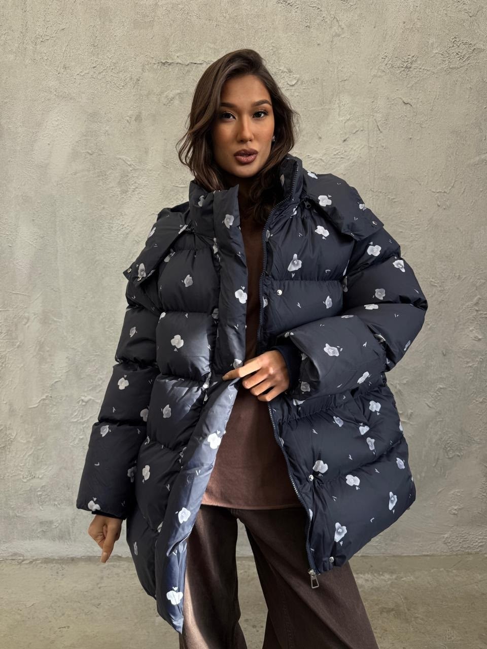 куртка зимняя с капюшоном оверсайз mayskaya brand,демисезонная куртка,куртка пуховик,куртка зимняя с капюшоном оверсайз marimi,пуховик