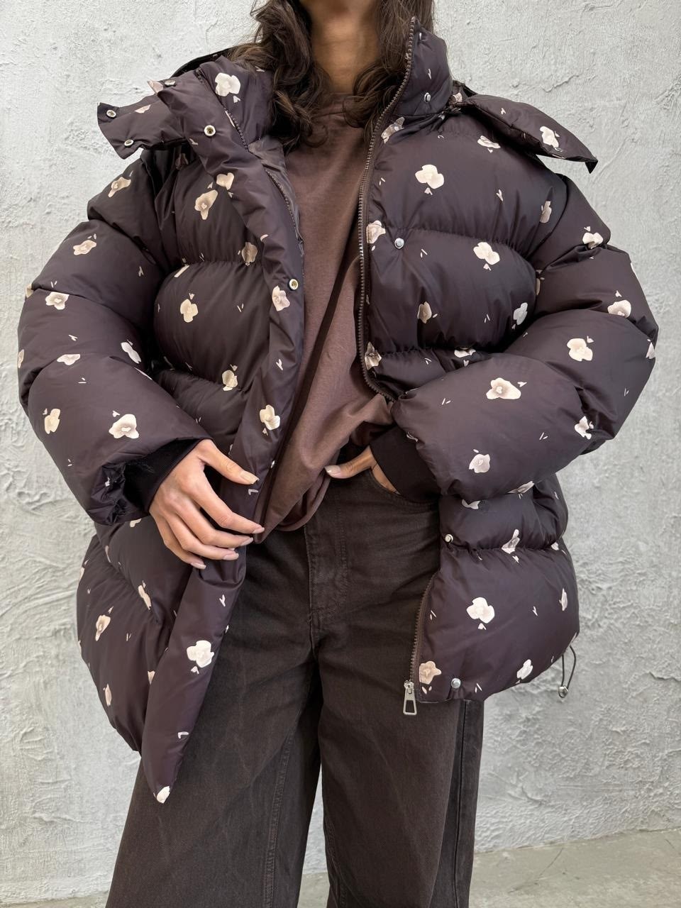 куртка зимняя с капюшоном оверсайз mayskaya brand,демисезонная куртка,куртка пуховик,куртка зимняя с капюшоном оверсайз marimi,пуховик