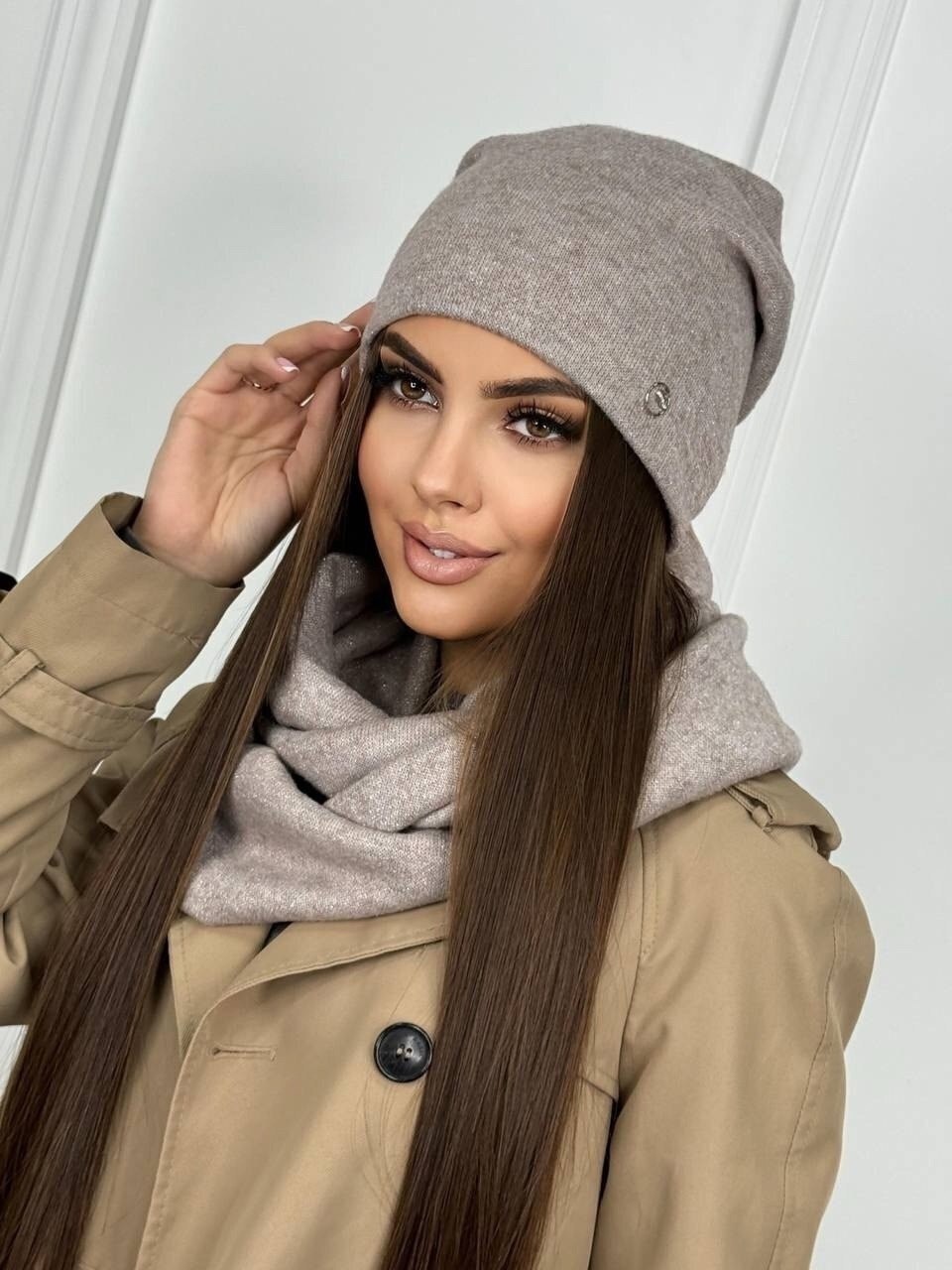 комплект шапка снуд,комплект шапка снуд женский,комплект шапка со снудом,женский комплект шапка,комплект шапки