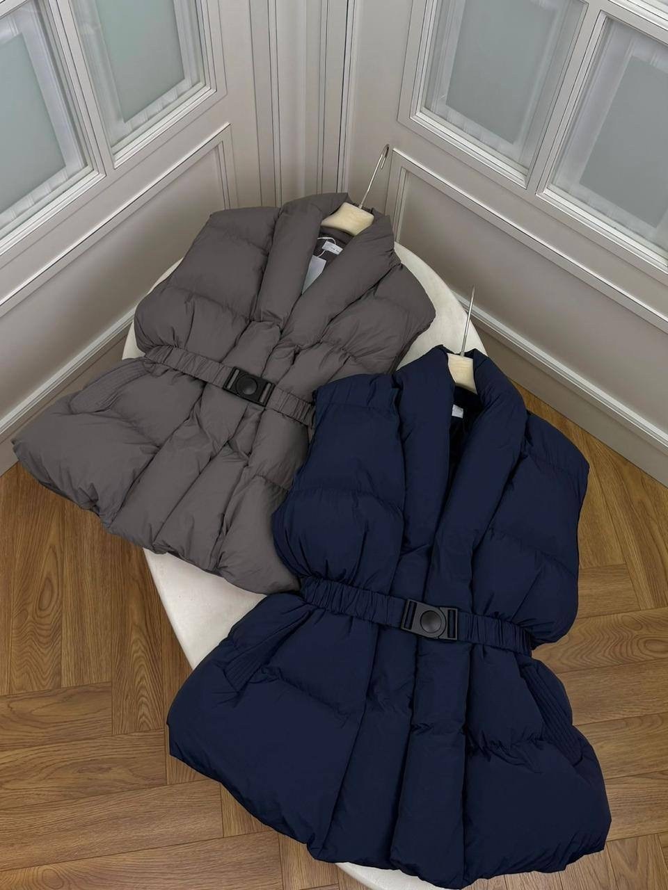 жилетка женская,теплый жилет,жилет с поясом,жилет,демисезонный жилет