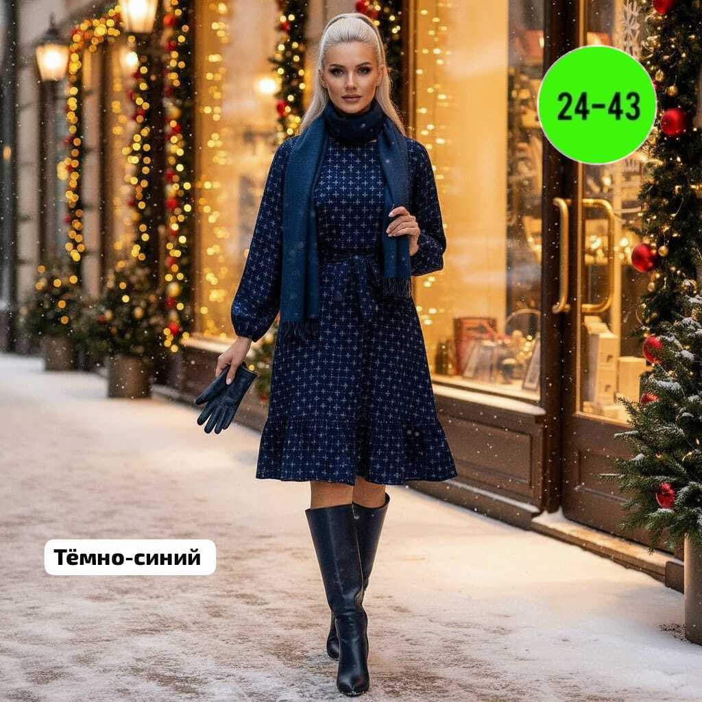 платье,платье женская,синее платье,платье темно синее,платье средней длины