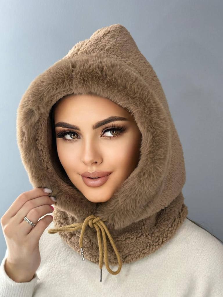 капор ангора gemmy,шапка капор,шапка капор женская,шапка капор с ушками,капор зимний