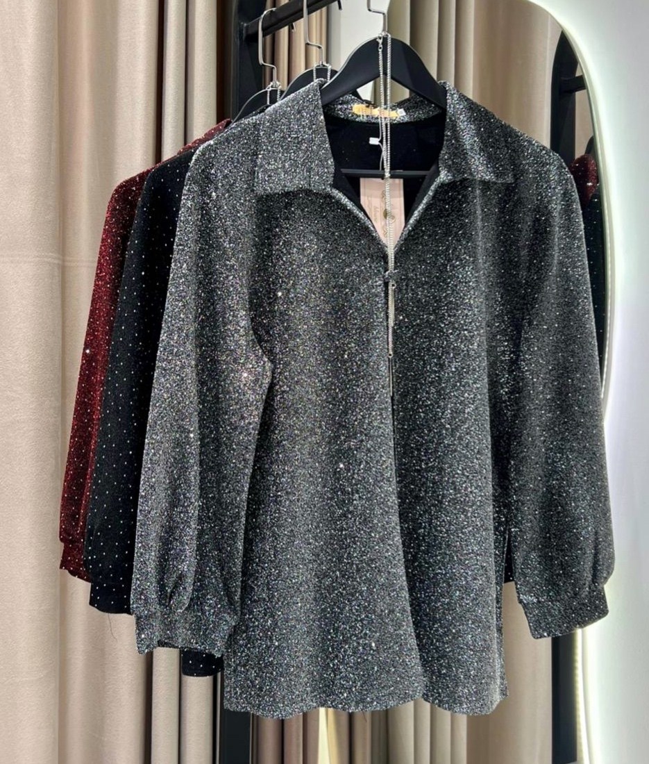 блуза повседневная,рубашка с пайетками,праздничная блузка,блуза нарядная,женская кофта