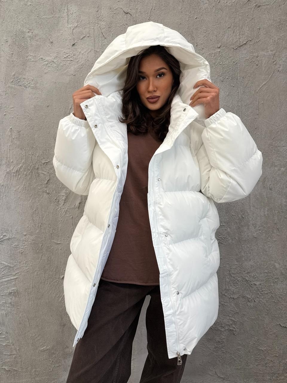 пуховик повседневный,стильные пуховики,куртка оверсайз,зимние куртки,куртка пуховик