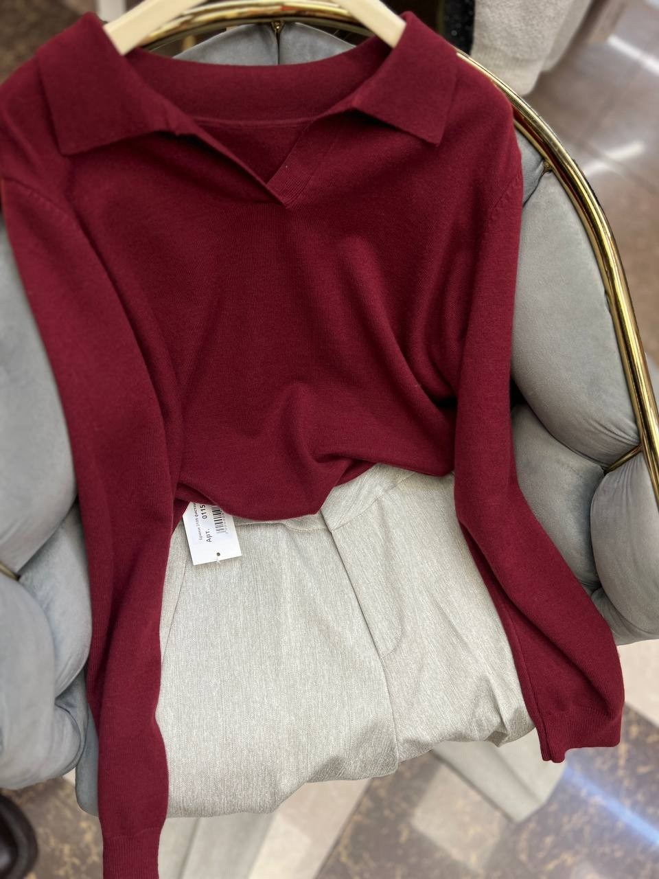 повседневный джемпер,стильная кофта,кофта женская,свитер с воротником,кашемировый свитер