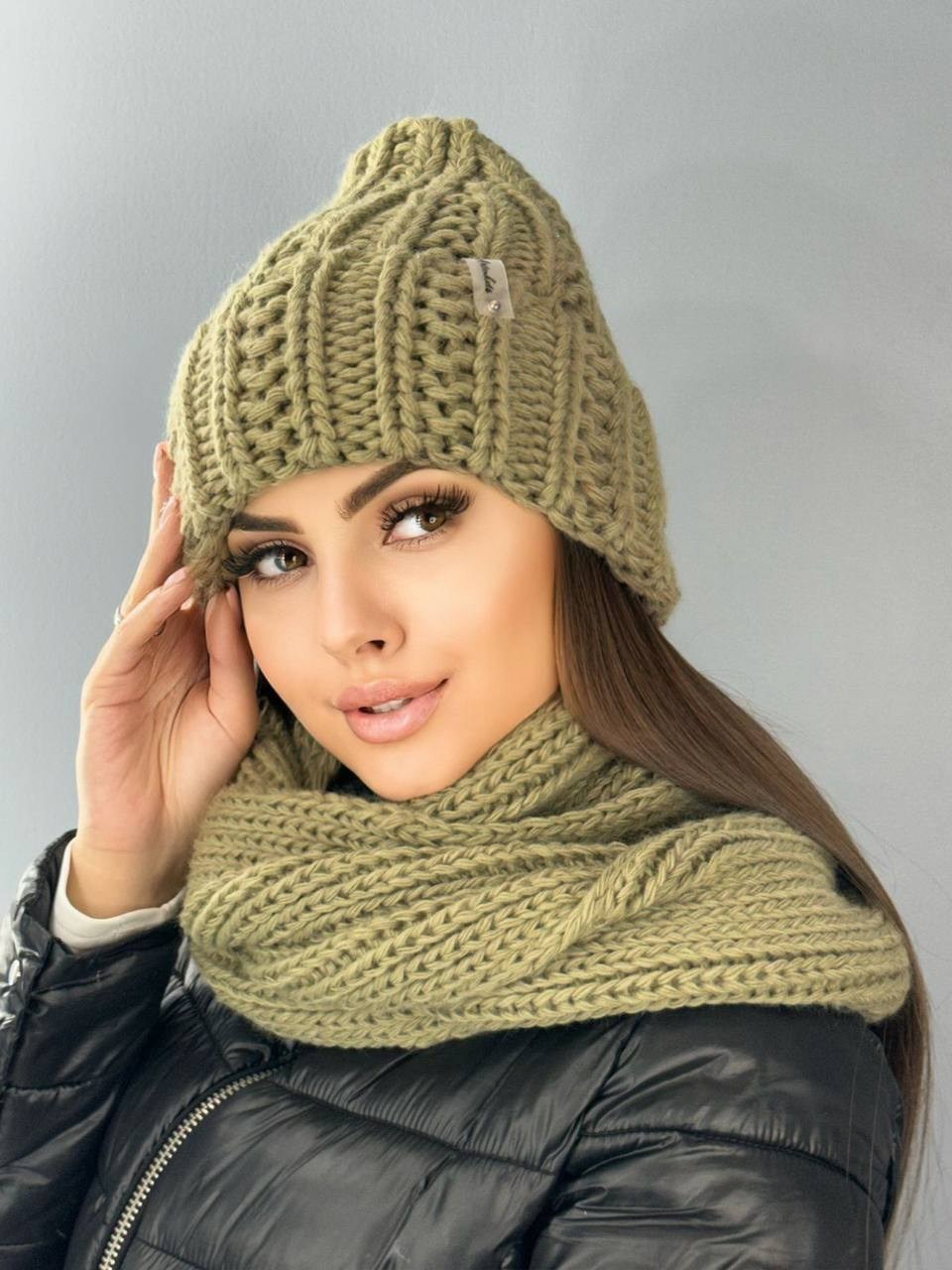 женский комплект шапка,комплект шапка шарф,комплект шапка и снуд шарф,комплект шапка женская зимняя и снуд,комплект шапки