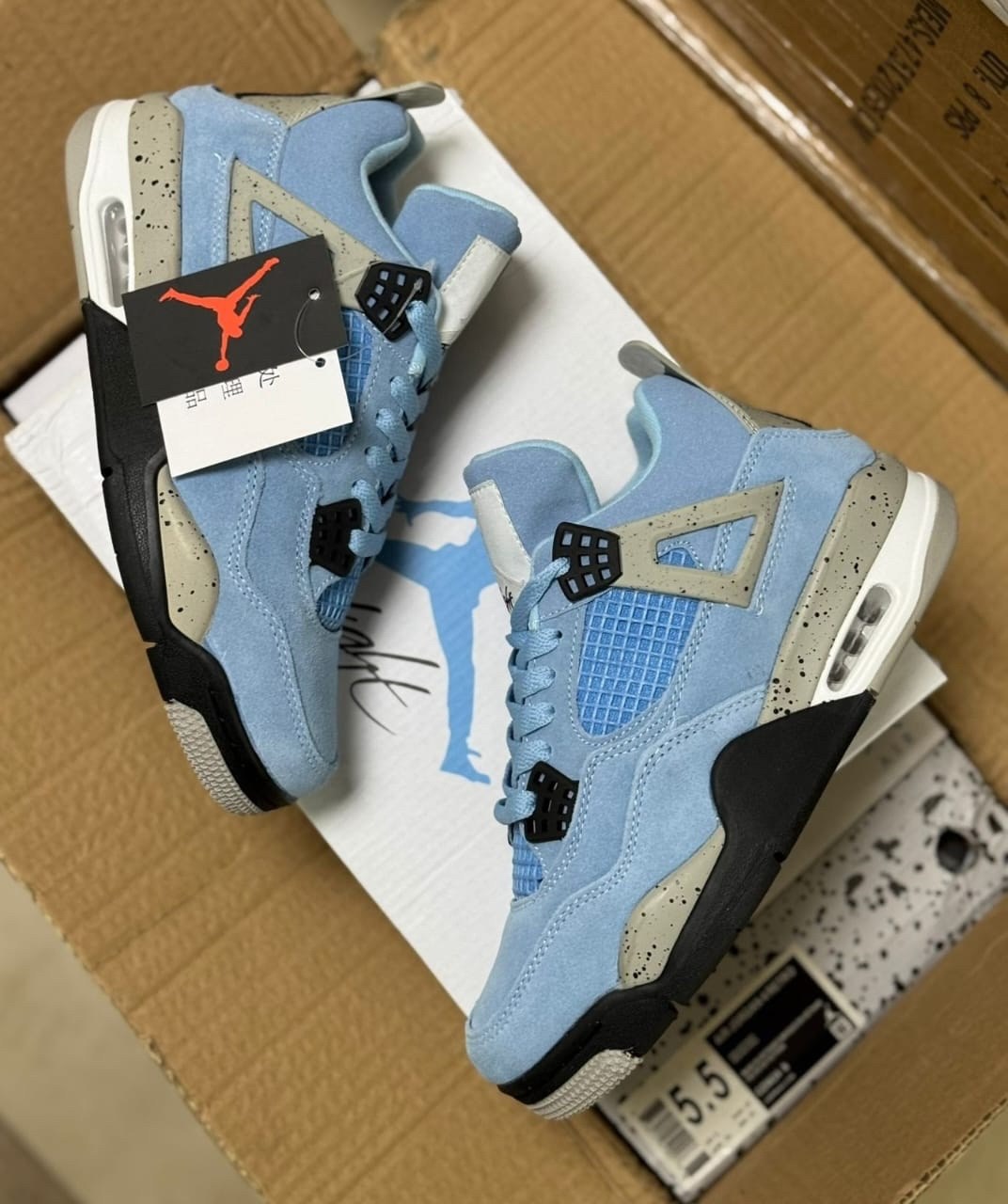 кроссовки nike air jordan 4 retro,кроссовки,кроссовки nike air jordan 4,nike air jordan 4 retro university blue,кроссовки air jordan 4 university blue