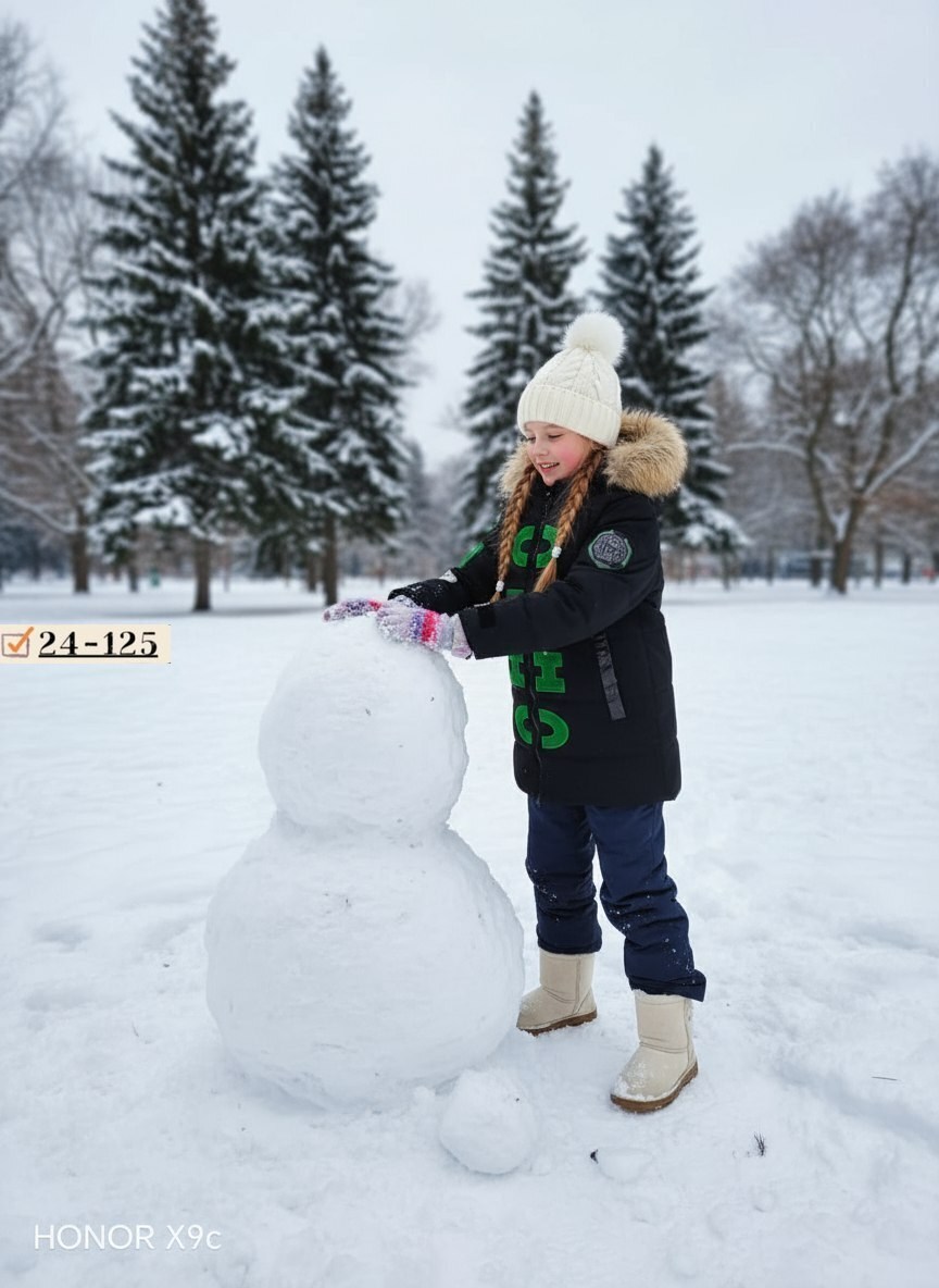 мальчик лепит снеговика,дети лепят снеговика,снеговик на прогулке,ребенок,зима снеговик