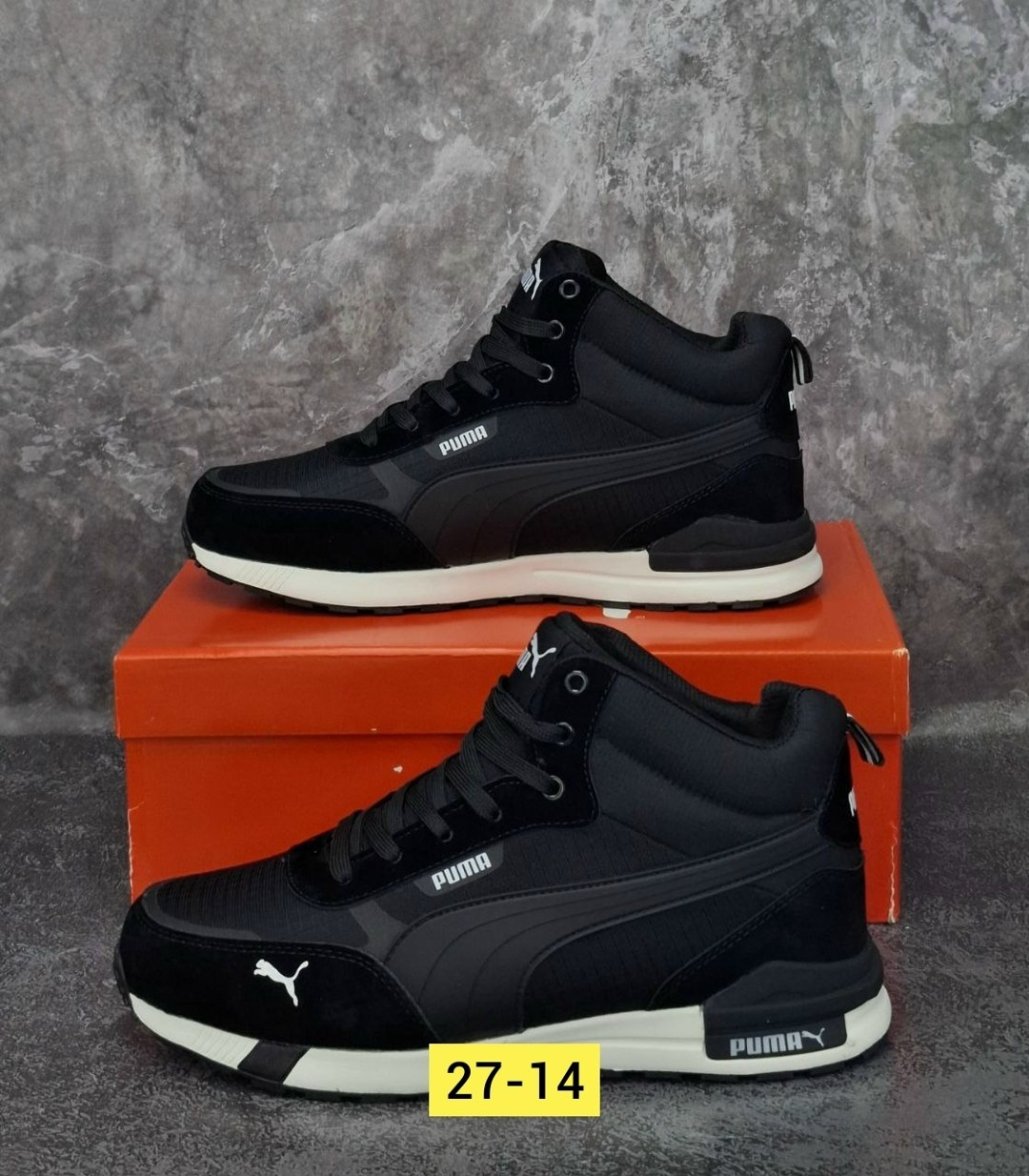 кроссовки зимние puma,мужские кроссовки puma,кроссовки puma,кроссовки puma черные,зимние кожаные кроссовки мужские пума