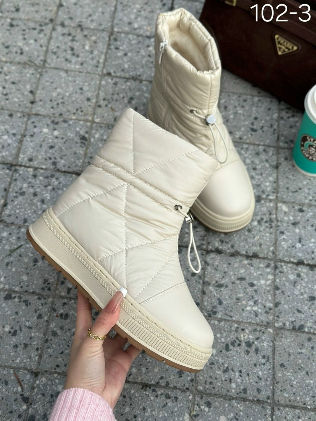 женские дутики,дутики зимние женские,дутики зимняя,дутики бежевые,дутики