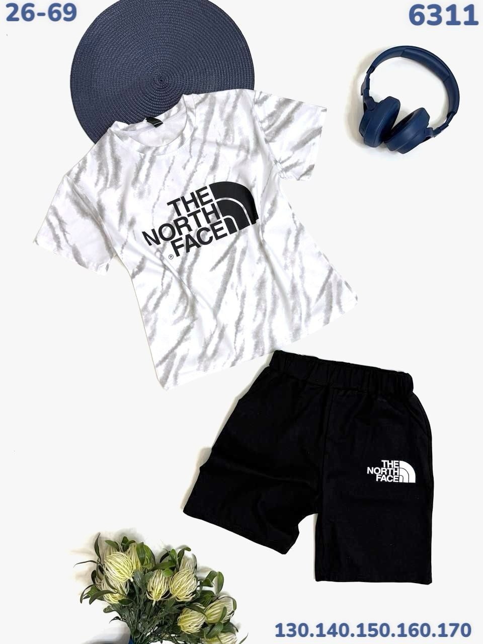 комплект одежды the north face,летний костюм для мальчика,костюм для мальчика футболка,костюм спортивный the north face