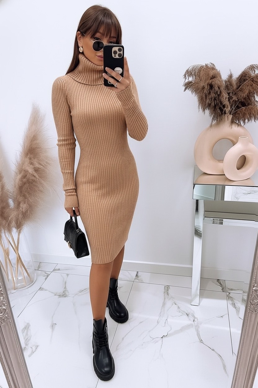 платье вязаное миди,длинное вязаное платье,теплое платье,темно серое вязаное платье,трикотажное платье лапша