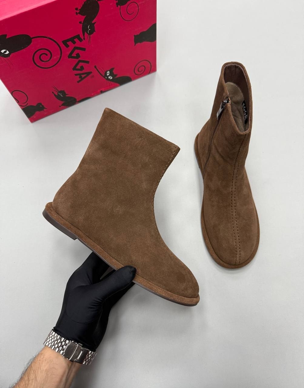 ,замшевые ботинки,ботинки женские, женская,полусапоги