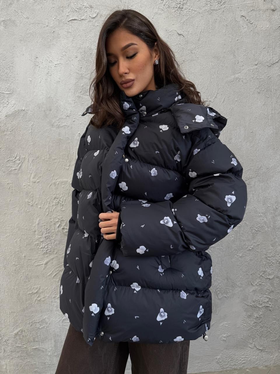 куртка зимняя с капюшоном оверсайз mayskaya brand,демисезонная куртка,куртка пуховик,куртка зимняя с капюшоном оверсайз marimi,пуховик