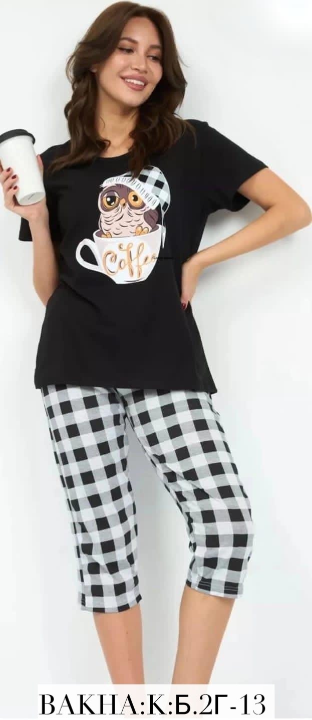женская пижама,женская домашняя пижама,пижама с бриджами костюм домашний,пижама женская с бриджами хлопок домашний костюм,пижама домашний одежда