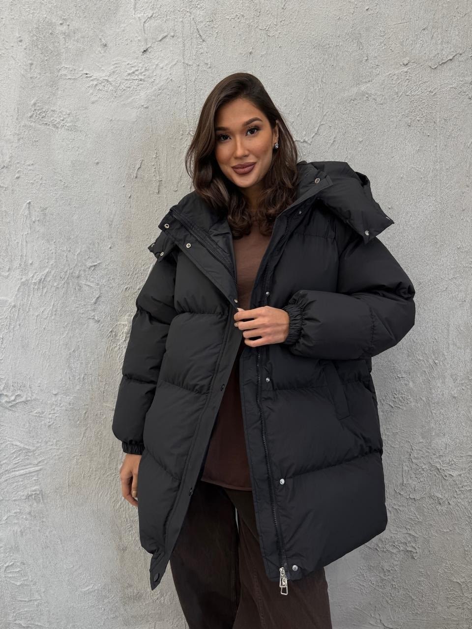 пуховик повседневный,стильные пуховики,куртка оверсайз,зимние куртки,куртка пуховик