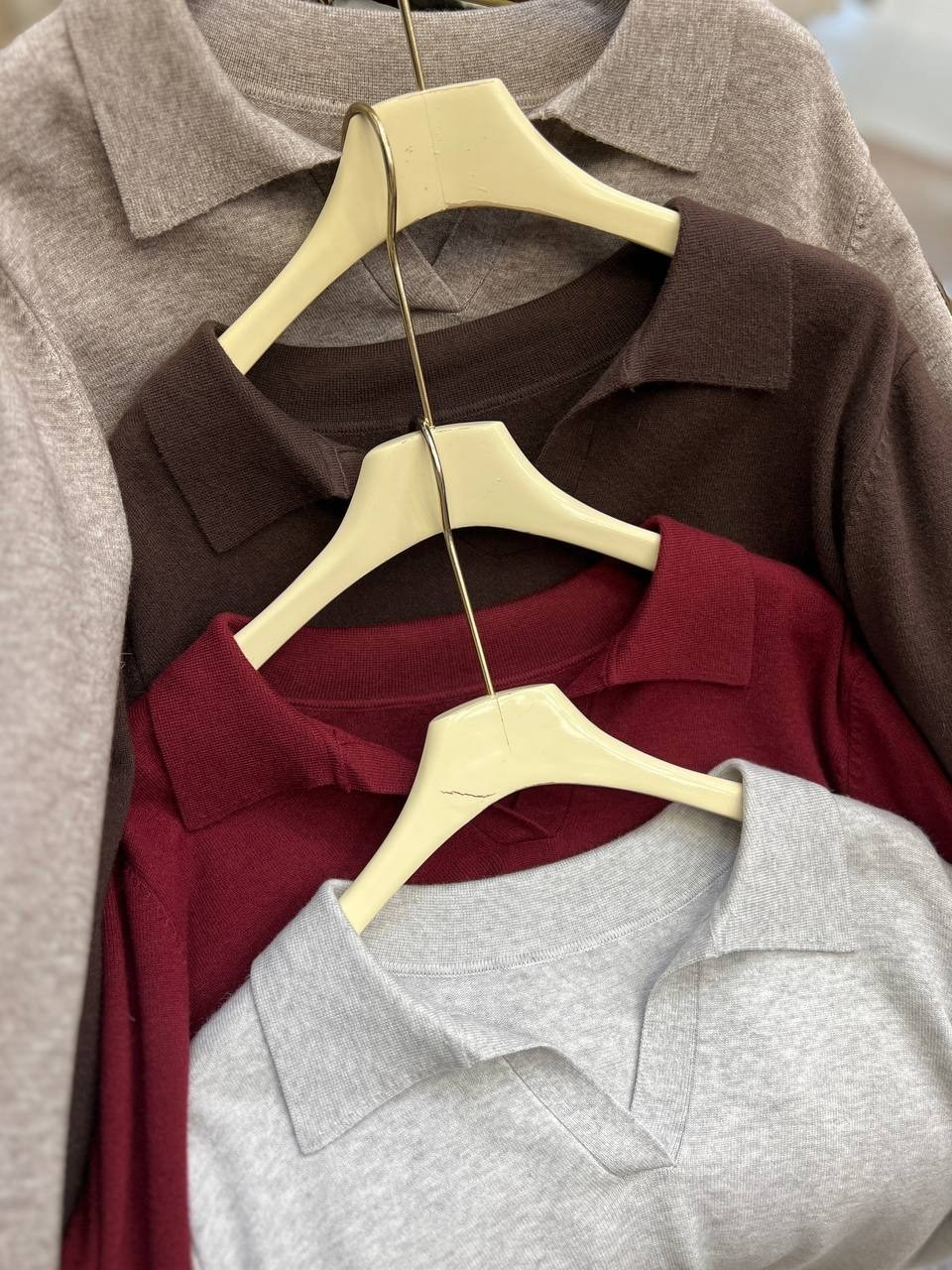 повседневный джемпер,стильная кофта,кофта женская,свитер с воротником,кашемировый свитер