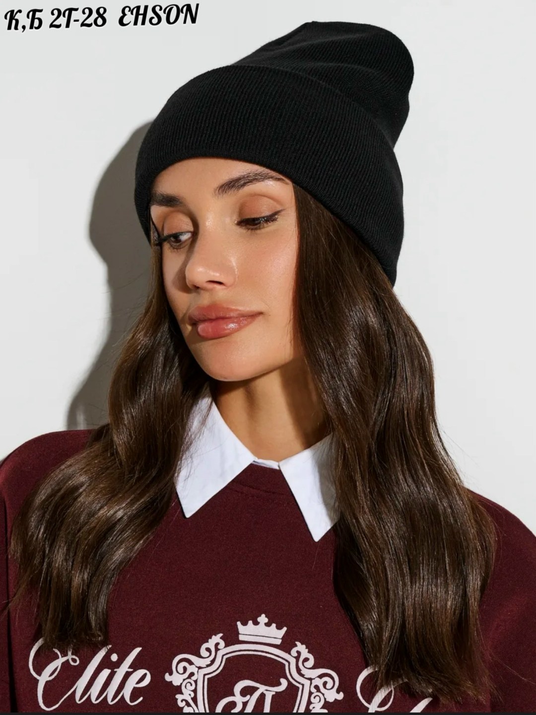 шапка женская,шапка черный,шапка бини,шапка женская бини,женская вязаная шапка