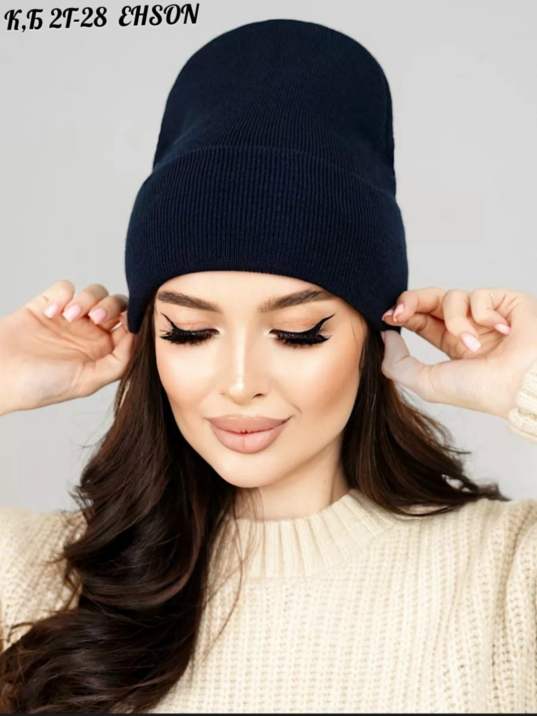 шапка женская,шапка черный,шапка бини,шапка женская бини,женская вязаная шапка