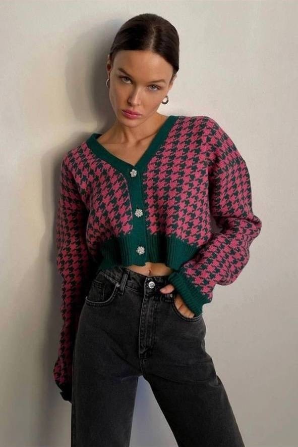 кардиган в ромбик,кофта кардиган,вязаный женский кардиган,вязаные кардиганы,кардиган