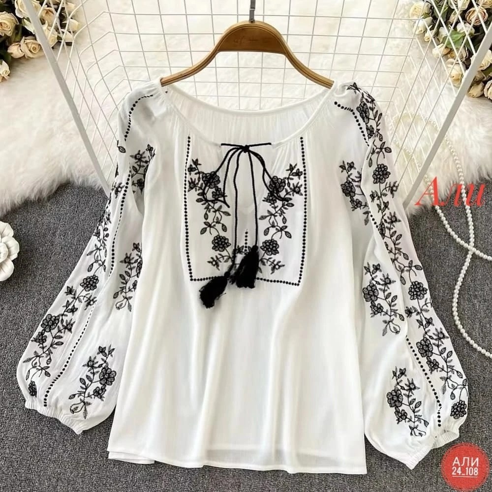 блузка в стиле бохо,блузка с вышивкой,женская блузка,блузка женская модная,блузка