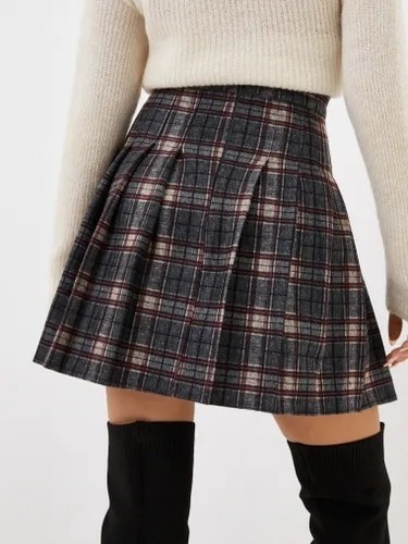 модные юбки в клетку,клетчатая юбка,юбка в клетку,юбка,клетчатая юбка плиссе