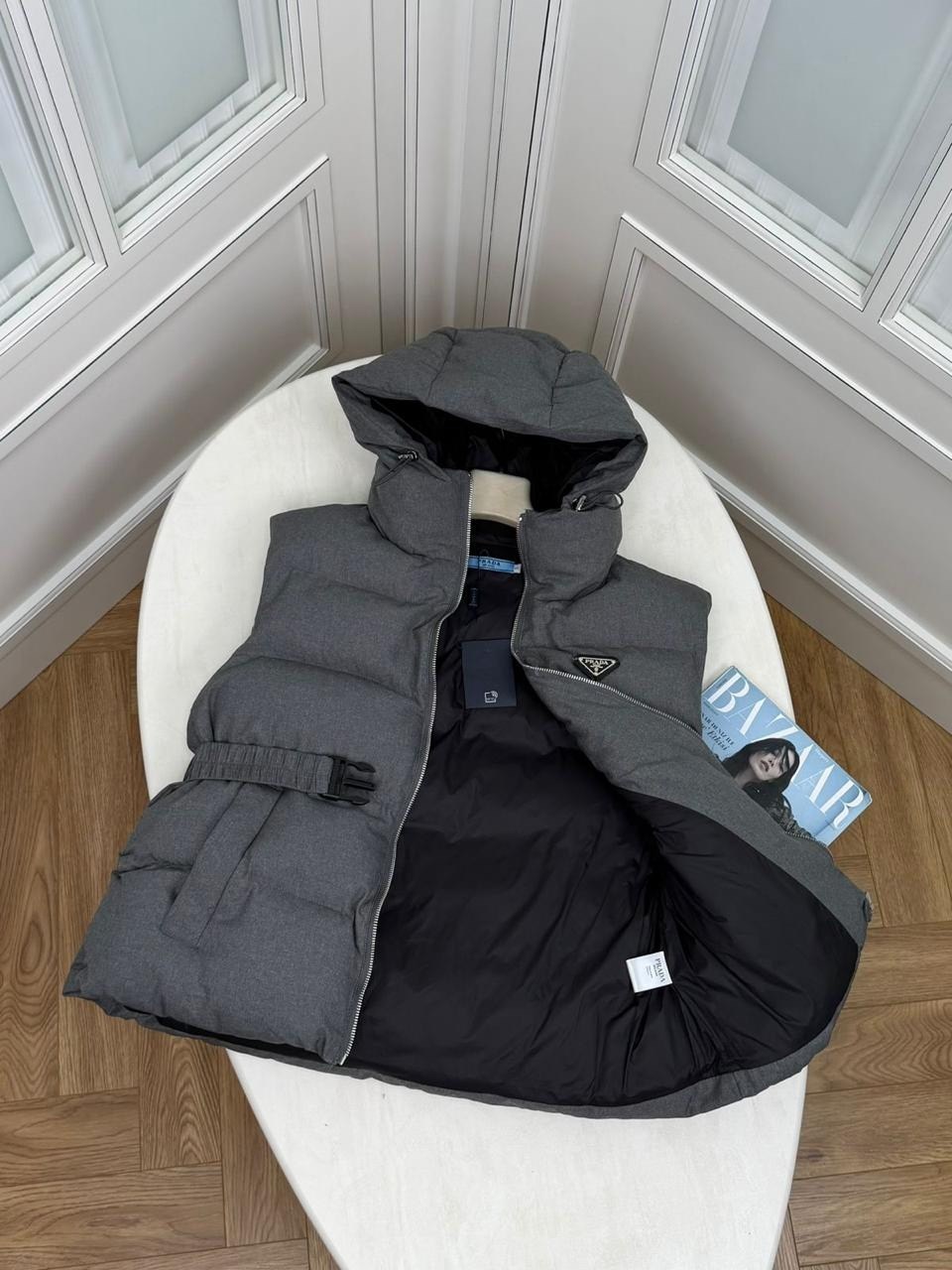 жилетка женская,жилет,жилет теплый,серая жилетка,демисезонная жилетка