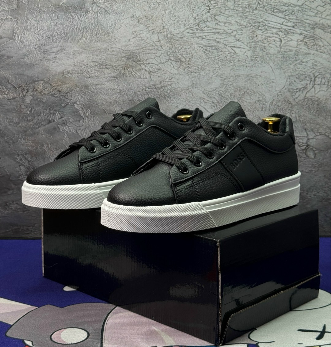 кеды адидас мужские черные кожаные с белой подошвой,,кеды мужские кожаные черные на белой подошве,кеды хуго босс женские,кеды мужские