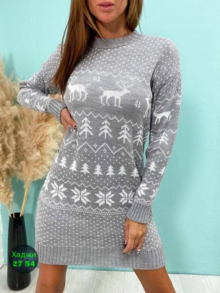 теплая туника,туника новогодняя,вязаная туника,платье туника теплая,платье туника женское теплое