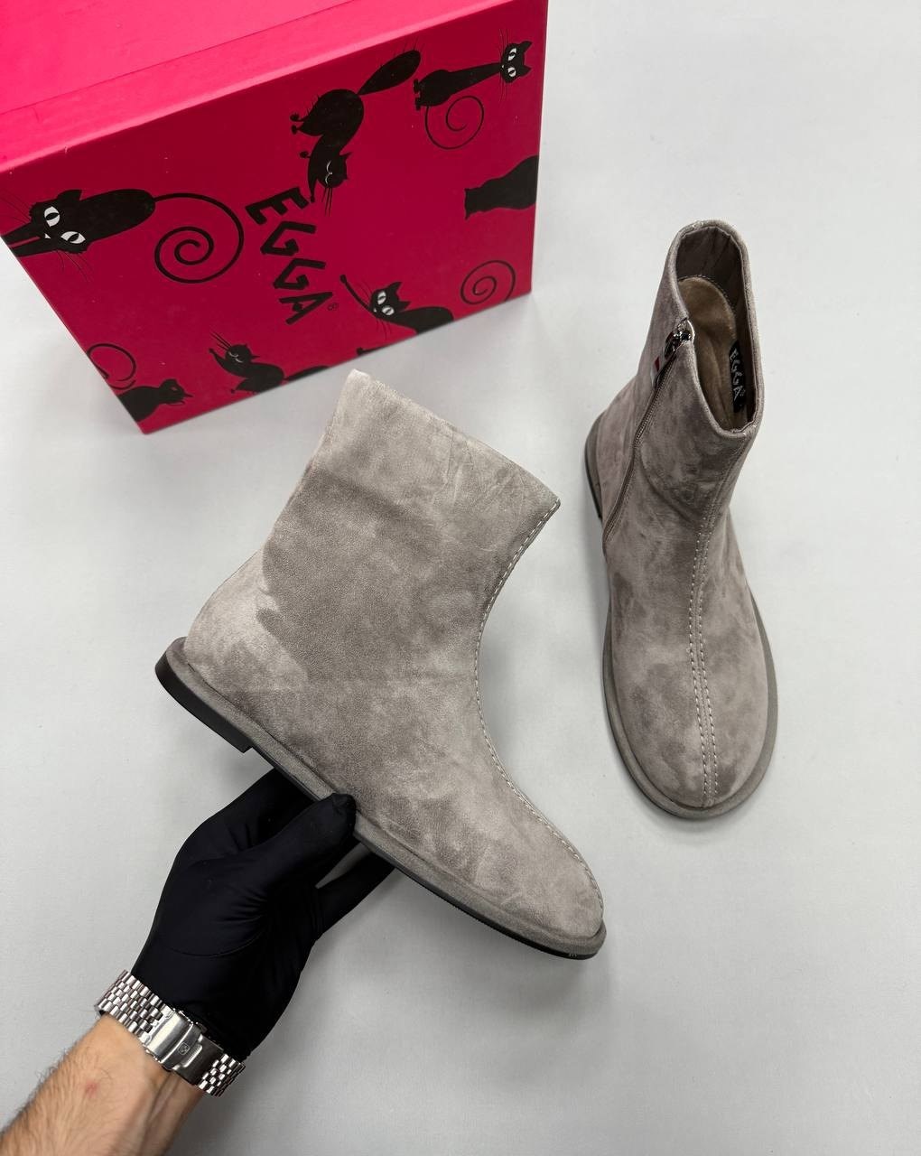 ,замшевые ботинки,ботинки женские, женская,полусапоги