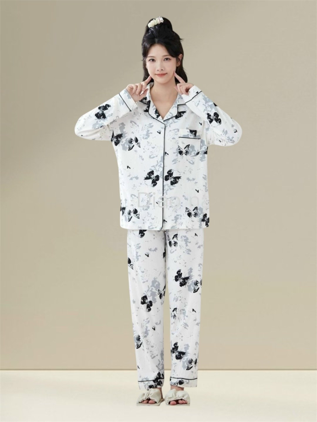 женская пижама,женский пижамный комплект,пижамы для женщин,шелковая пижама дио,комплект пижама