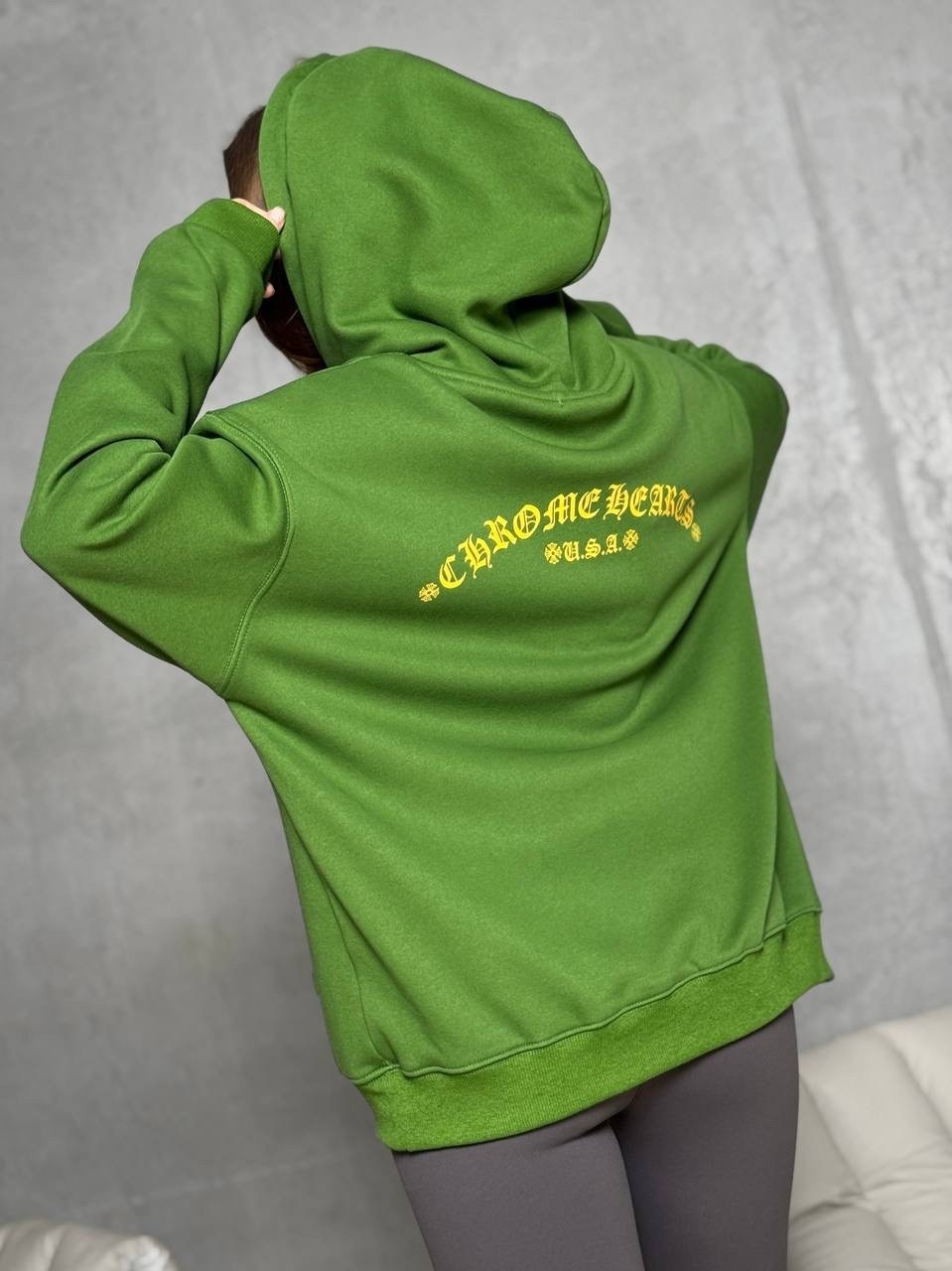 свитшот зеленый,толстовки женская,оверсайз худи,толстовки кофта,свитшот женский