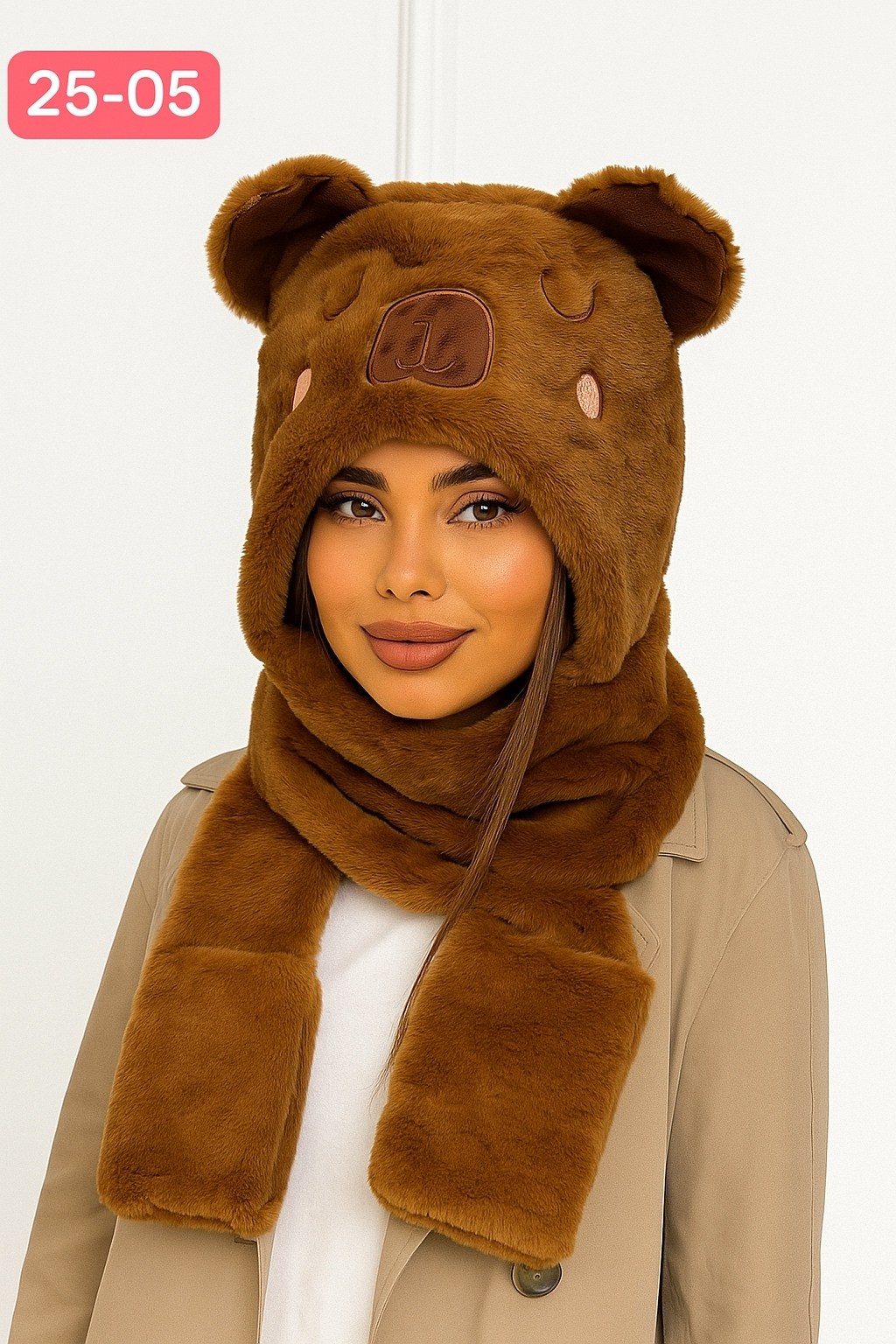 плюшевая шапка,шапка шарф,меховая шапка,шапка шарф с ушками,меховая шапка с ушками