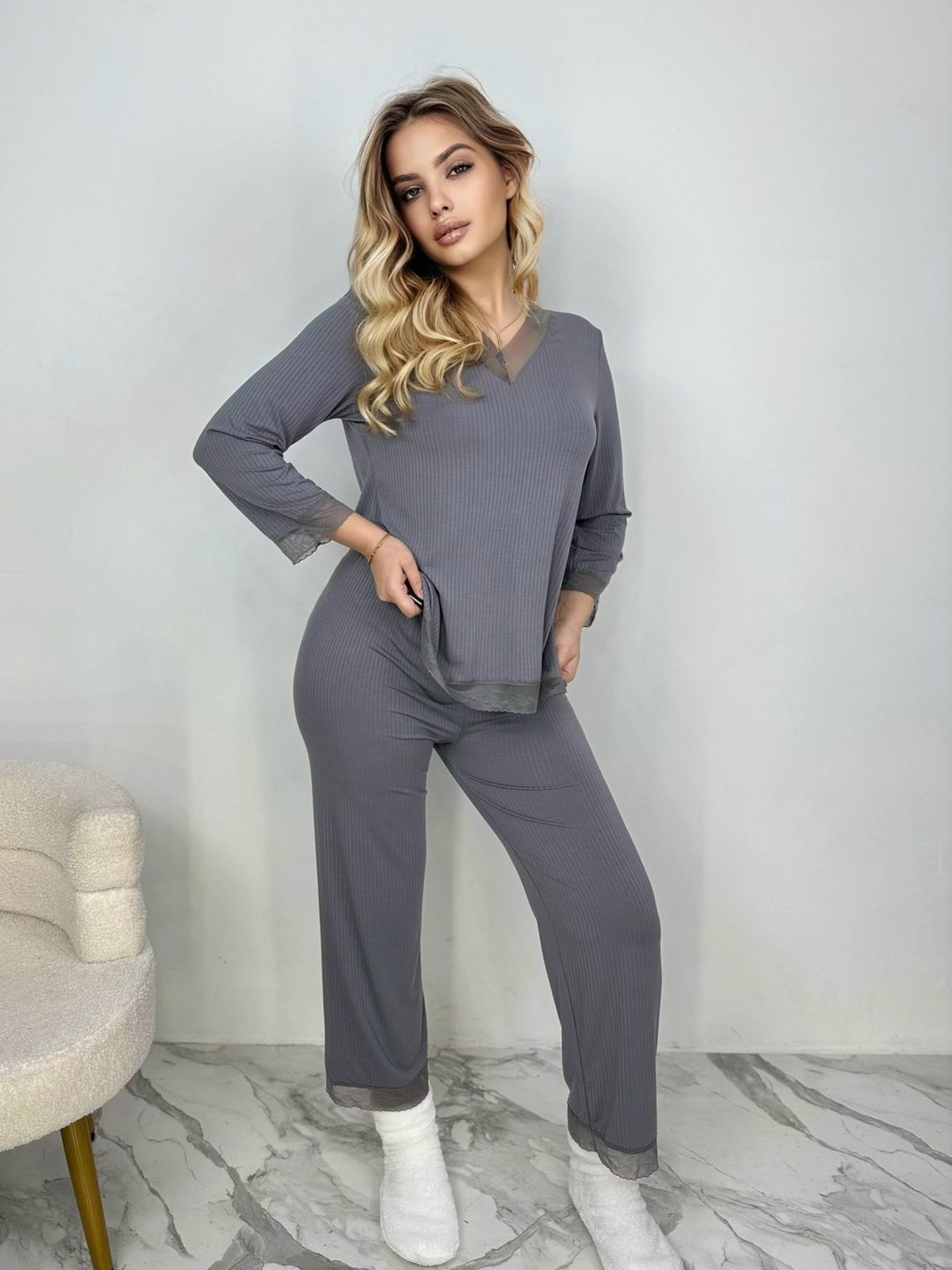 трикотажные костюмы,костюмы брючные,домашний костюм женский,костюм с брюками,комплект костюм