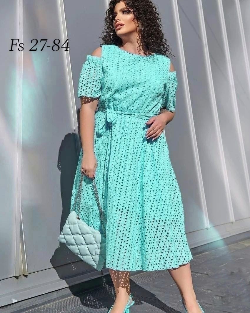 женские платья больших размеров,большие размеры платье,летнее женское платье,платье летнее хб,летние платья с перфорацией