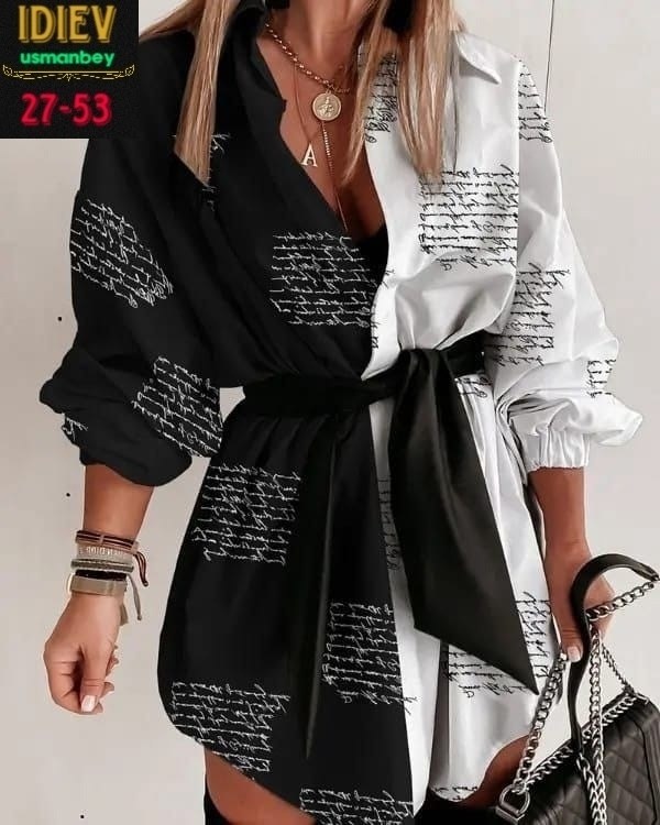 платье рубашка с поясом,женское платье рубашка,туника рубашка женская,белое платье рубашка с черным поясом,платье с поясом