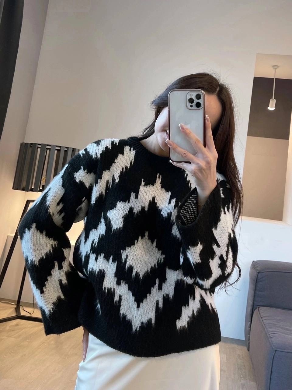 свитер с рисунком,свитер,модный женский свитер,свитер джемпер,вязаные свитера