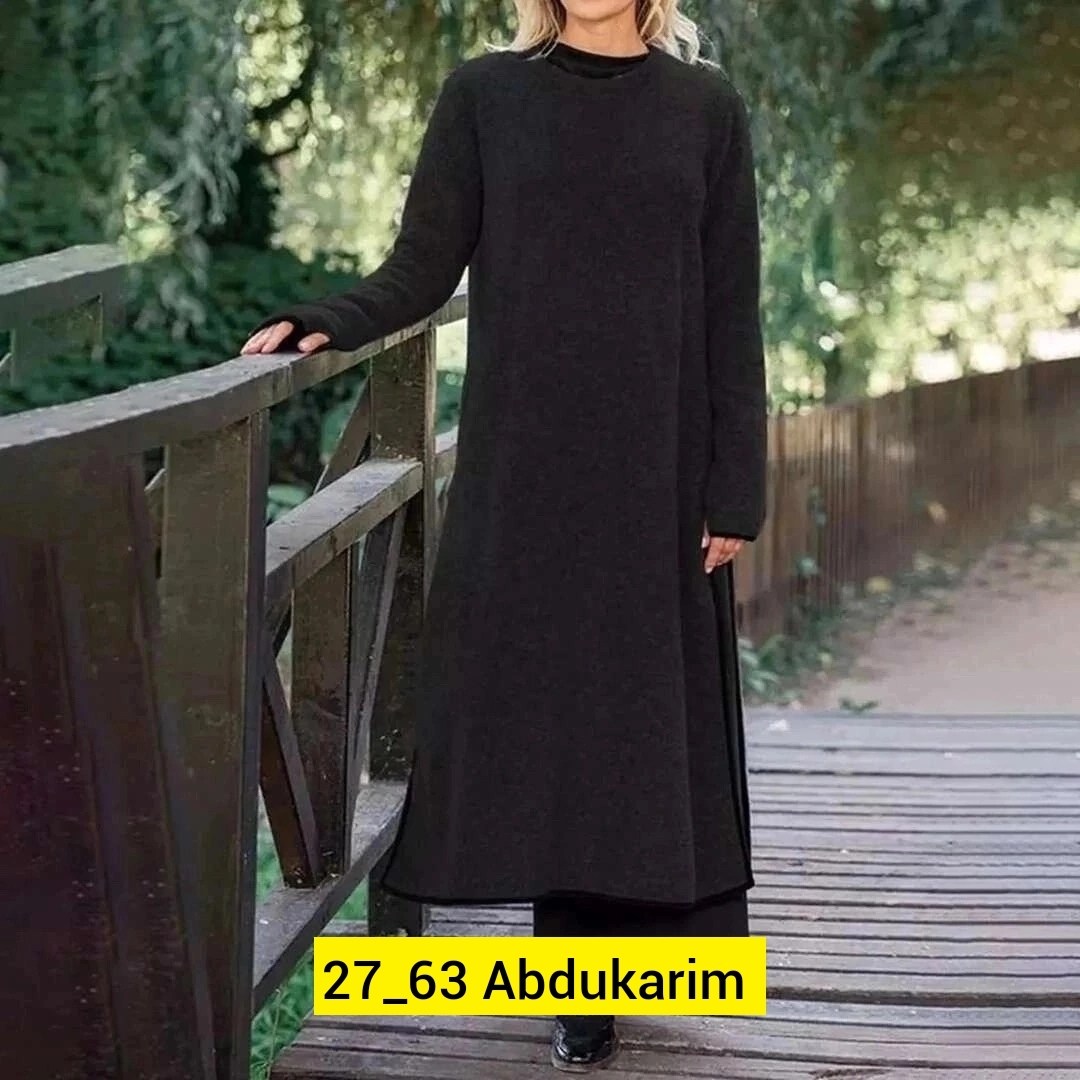 платье больших размеров с длинными рукавами,платье макси с длинными рукавами,платье с длинными рукавами,трикотажное теплое платье,платье туника макси