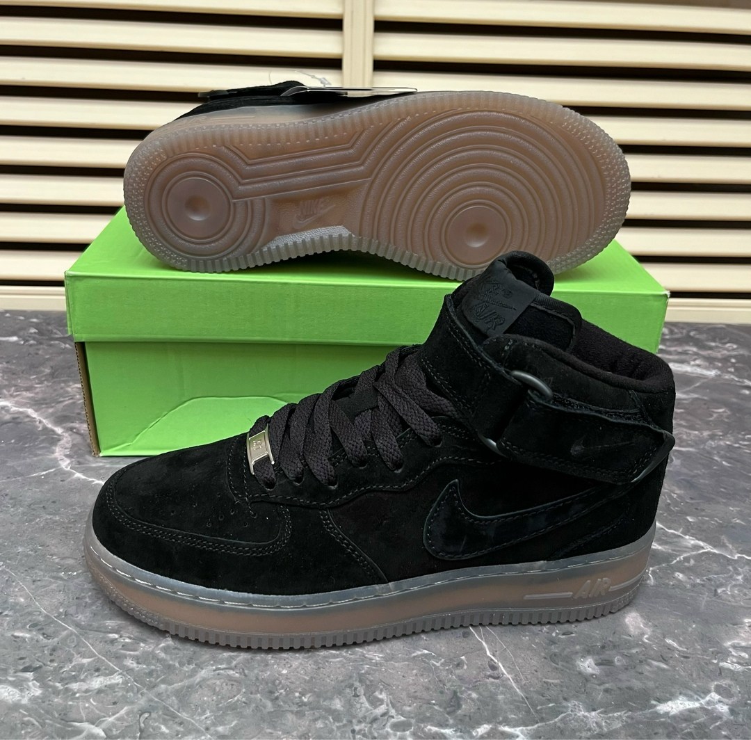 зимние кроссовки nike air force 1 mid,зимние кроссовки nike air force,кроссовки зимние nike air force 1,кроссовки nike air force 1 07 mid lv8 цвет черный,кросcовки nike air force 1