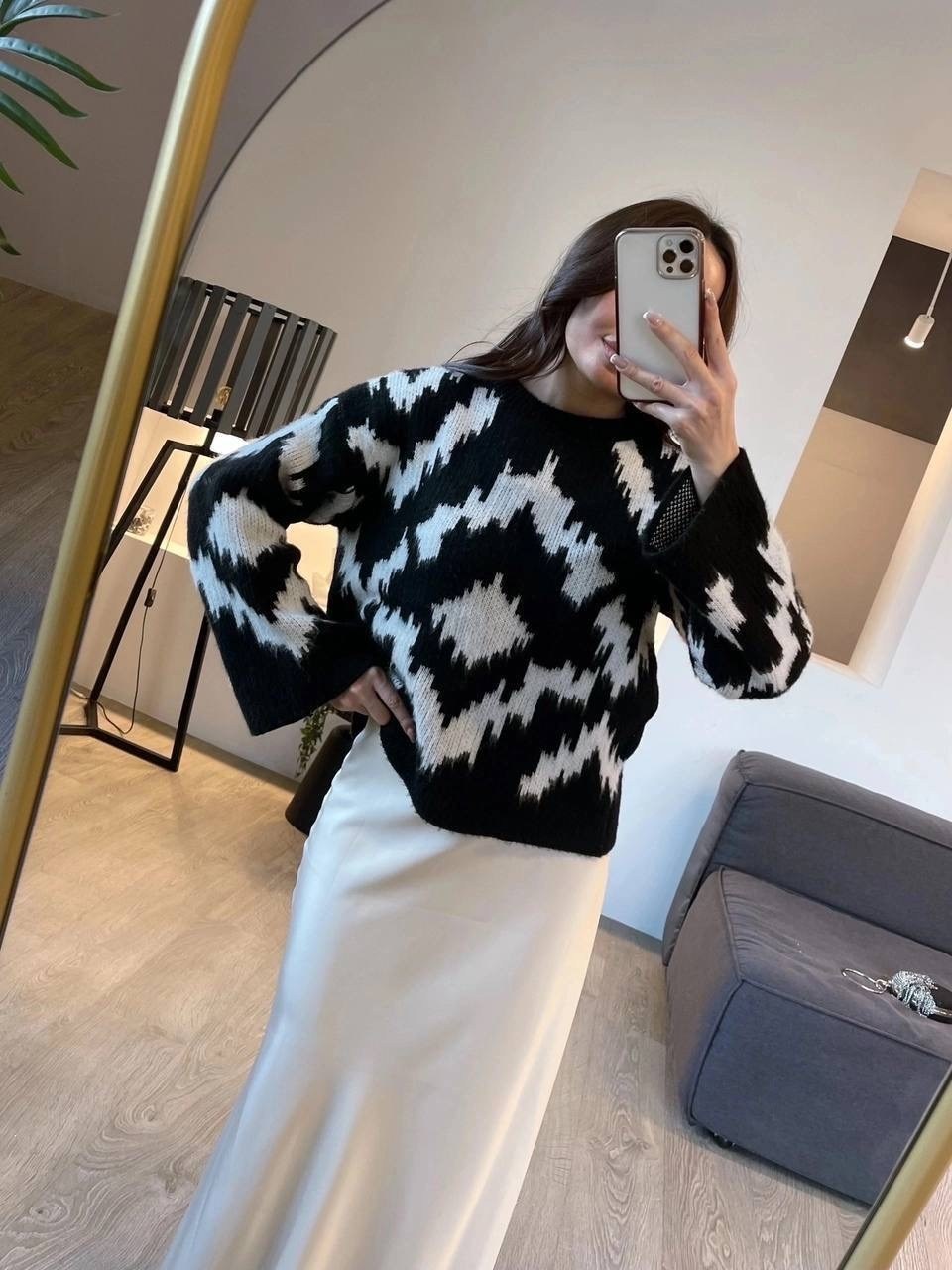 свитер с рисунком,свитер,модный женский свитер,свитер джемпер,вязаные свитера