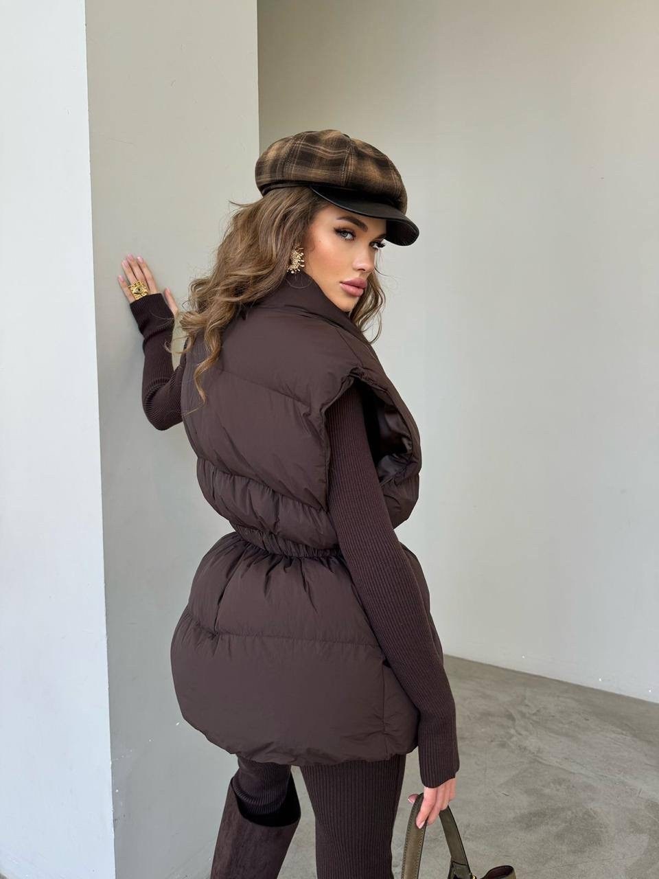 жилетка с поясом,жилетка женская,жилет с поясом,женские жилеты,стильная жилетка