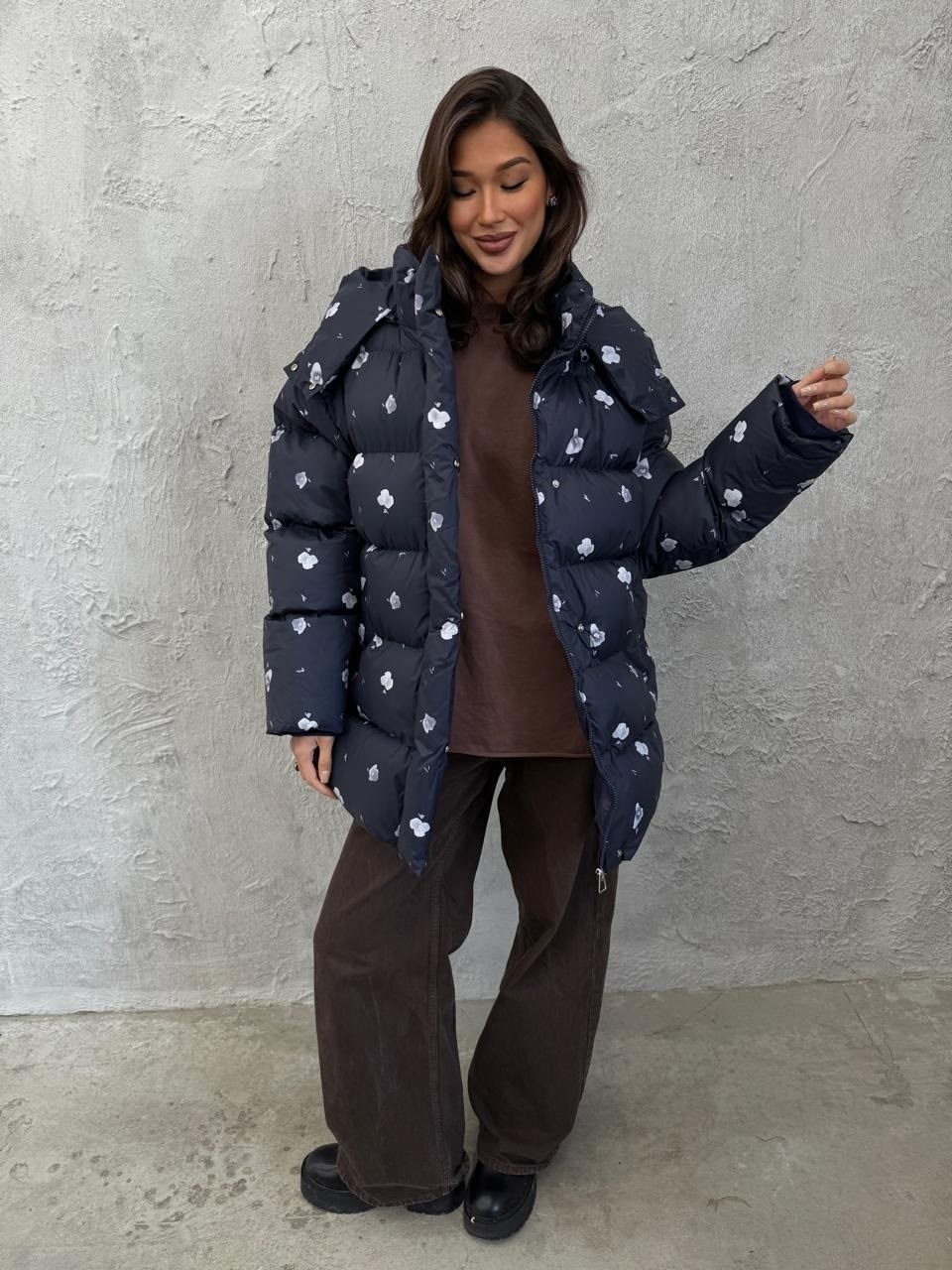 куртка зимняя с капюшоном оверсайз mayskaya brand,демисезонная куртка,куртка пуховик,куртка зимняя с капюшоном оверсайз marimi,пуховик