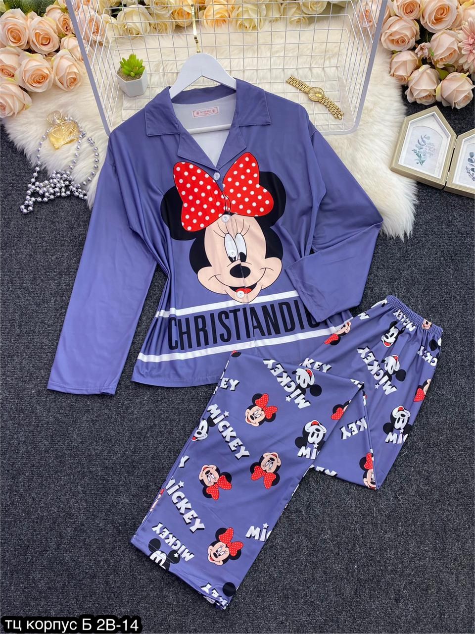 пижама женские,туника микки маус женская,пижама с штанами,домашняя одежда пижама,пижама для женщин