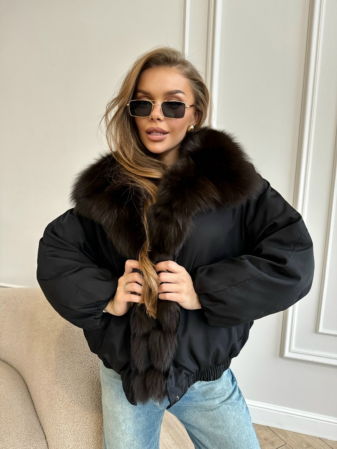 стильные пуховики,зимние куртки,пуховики с натуральным мехом,куртка с мехом,пуховик с мехом
