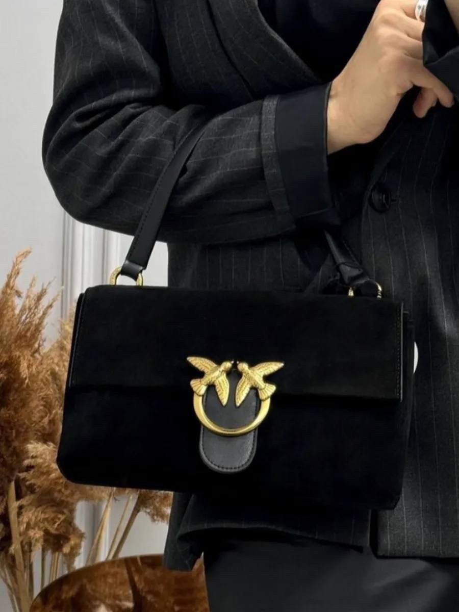 замшевая сумка pinko,сумки pinko,женская сумка pinko,замшевая сумка,сумка pinko коричневый