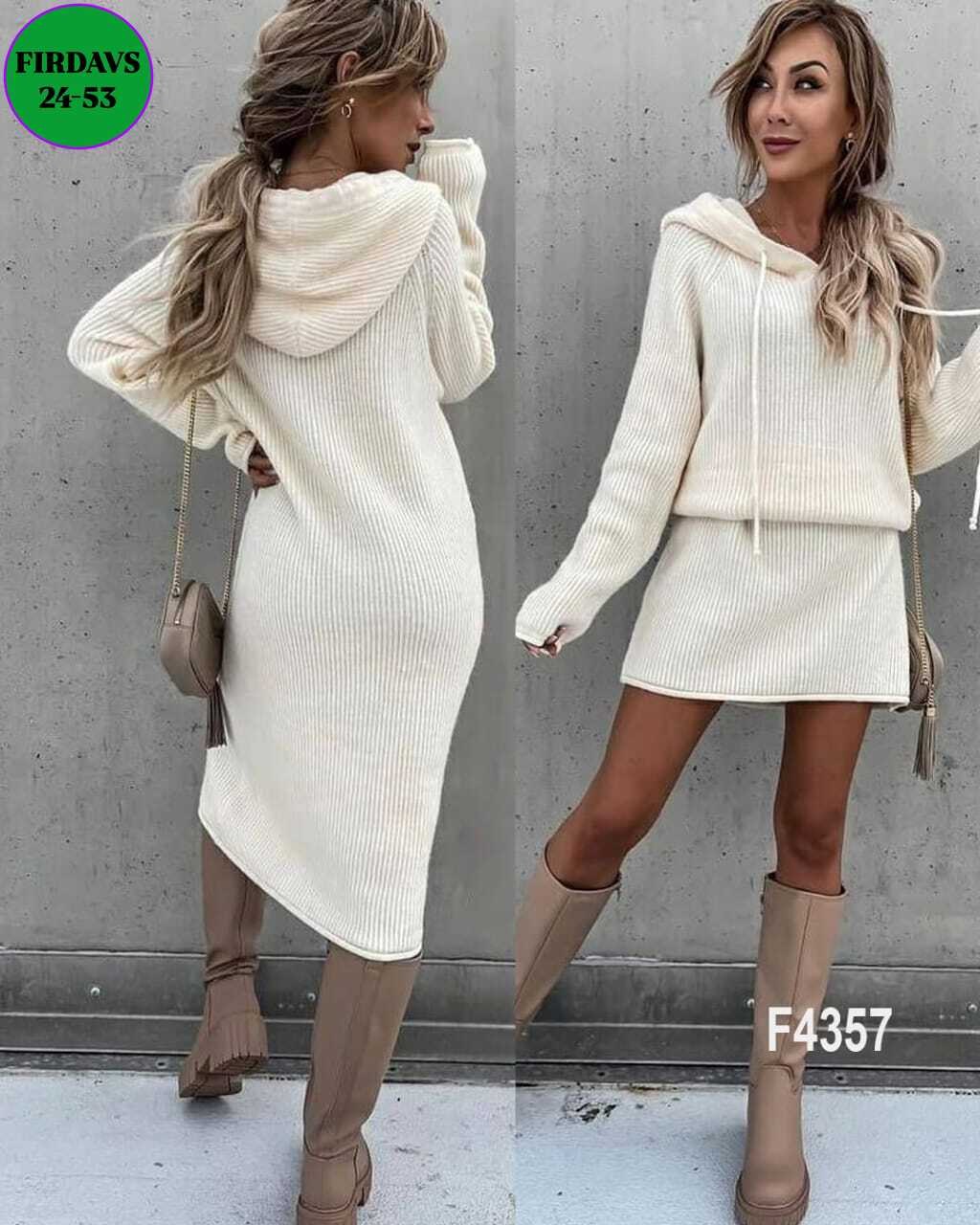 платье вязаное,платья с капюшоном,платье женская,платье теплое,трикотажное платье
