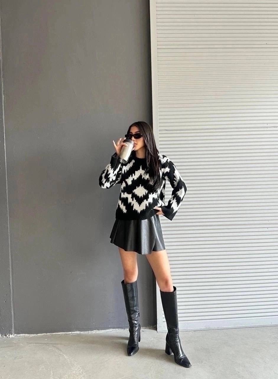 свитер с рисунком,свитер,модный женский свитер,свитер джемпер,вязаные свитера