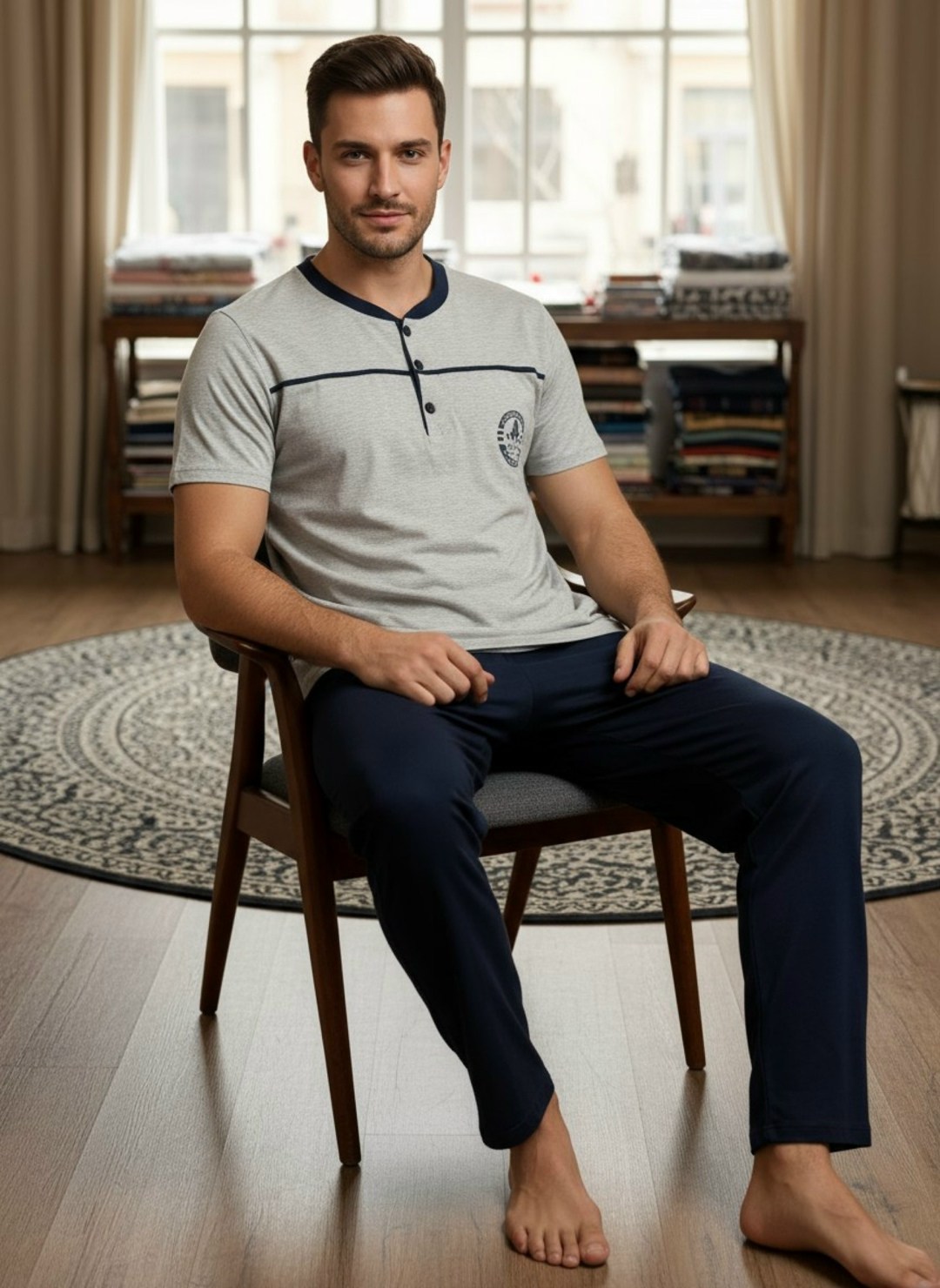 pijama takımı,пижама мужская,пижамные костюмы,мужские комплекты,мужская футболка поло